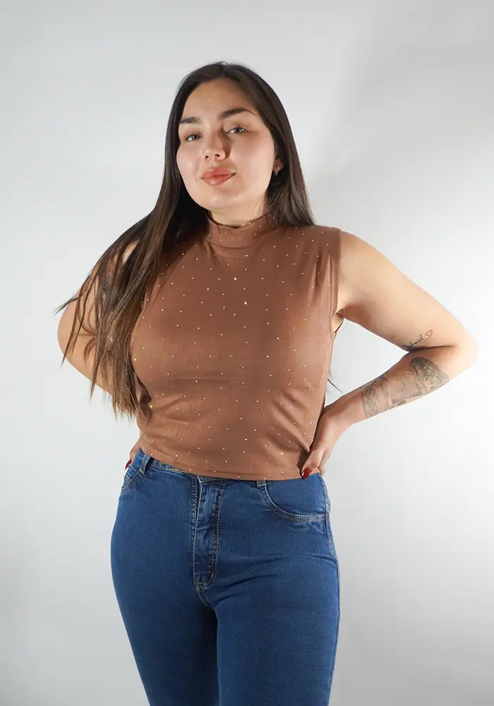 Jeans con faja plus size